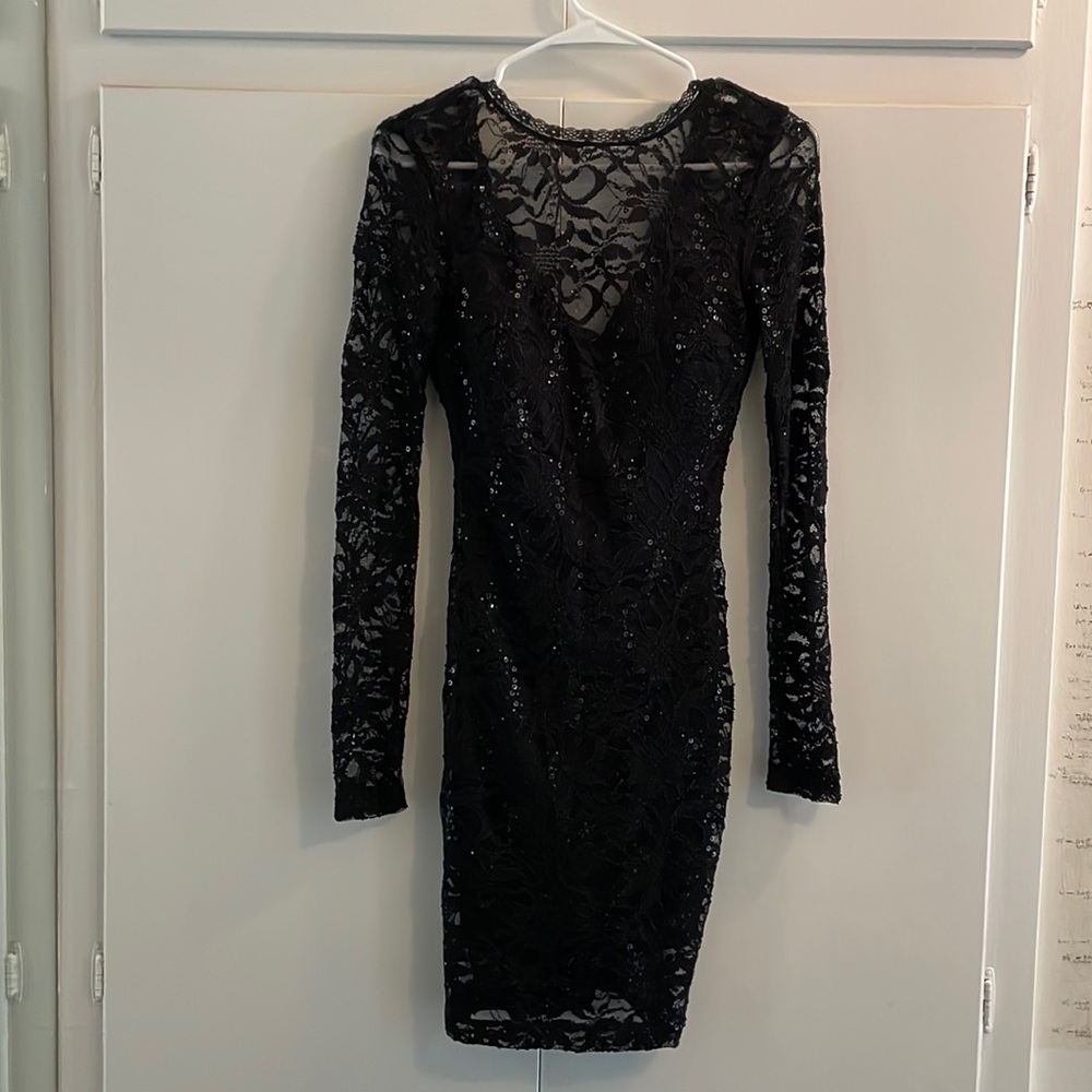 Windsor Black sequin dress